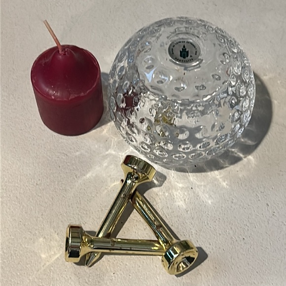 Partylite Tee Off Golf Ball Votive (Tea-light) Holder P7100 1990’s Vintage - Picture 6 of 15